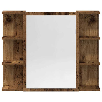 4 Piece Bathroom Furniture Set Old Wood Engineered Wood