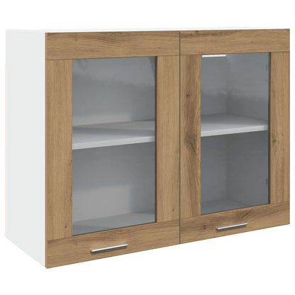 7 Piece Kitchen Cabinet Set Lyon" Artisan Oak Engineered Wood