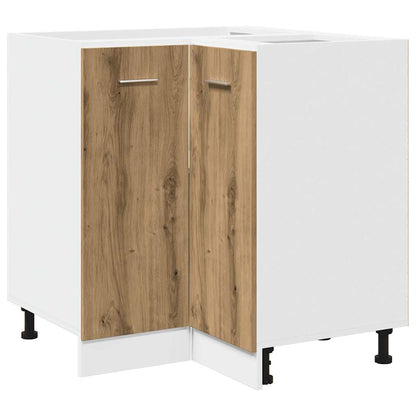 11 Piece Kitchen Cabinet Set Lyon Artisan Oak Engineered Wood