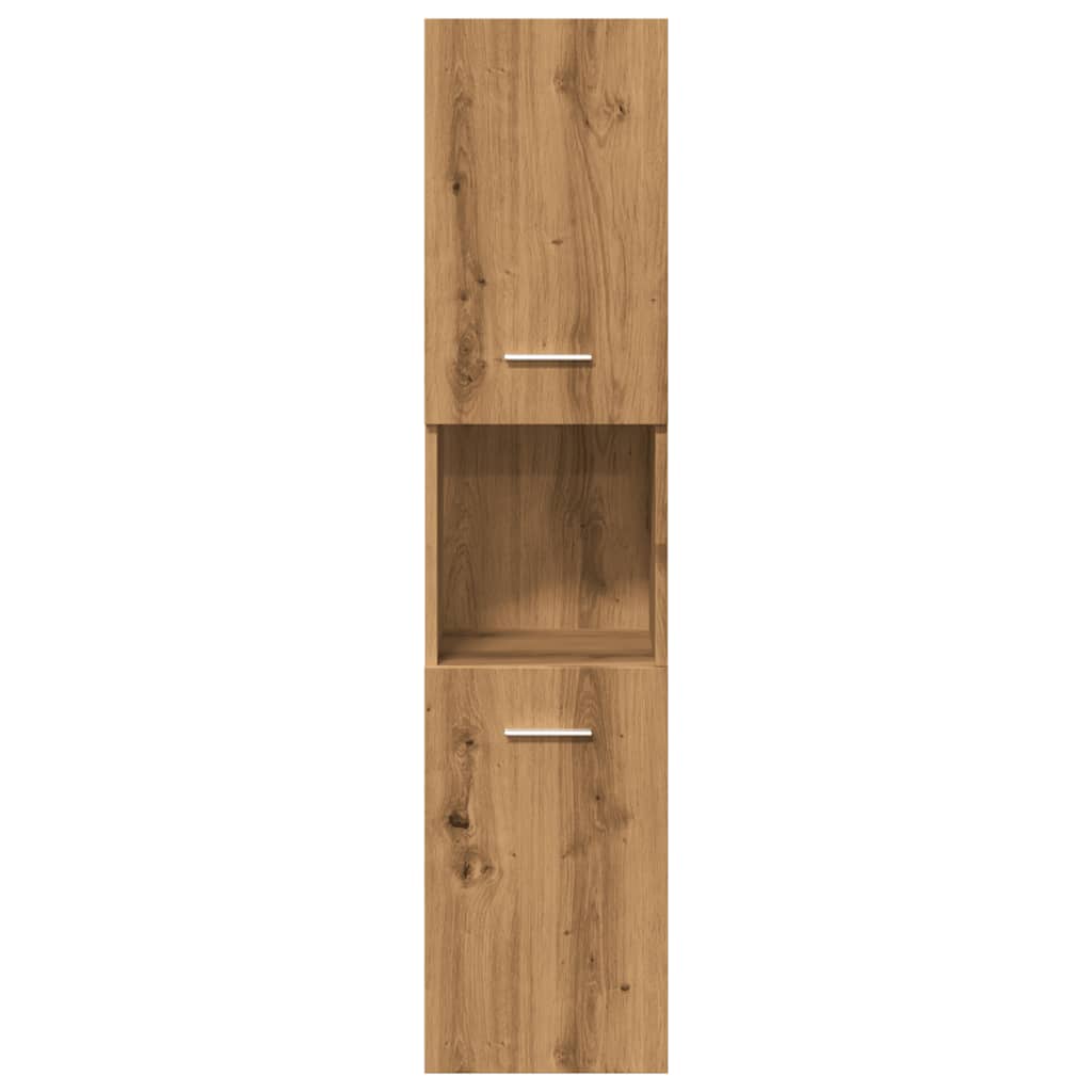 5 Piece Bathroom Furniture Set Artisan Oak Engineered Wood