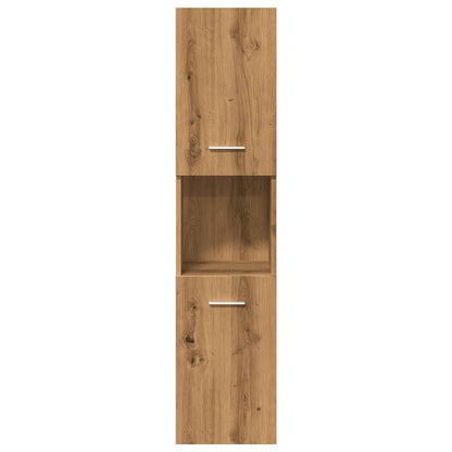 5 Piece Bathroom Furniture Set Artisan Oak Engineered Wood