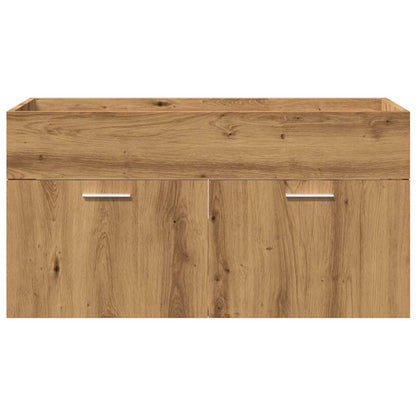 5 Piece Bathroom Furniture Set Artisan Oak Engineered Wood