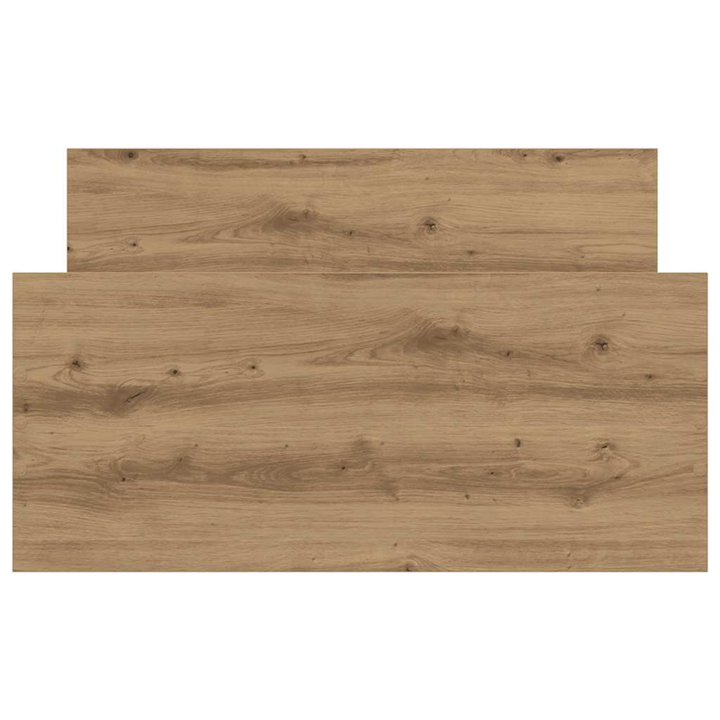 Bed Frame without Mattress Artisan Oak 90x190 cm Engineered Wood
