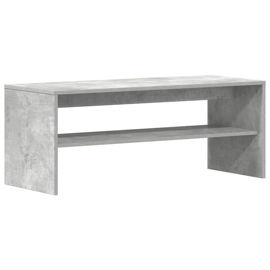 TV Cabinet Concrete Grey 100x40x40 cm Engineered Wood