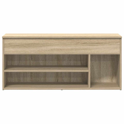 Shoe Bench Sonoma Oak 102x30,5x45 cm Engineered Wood