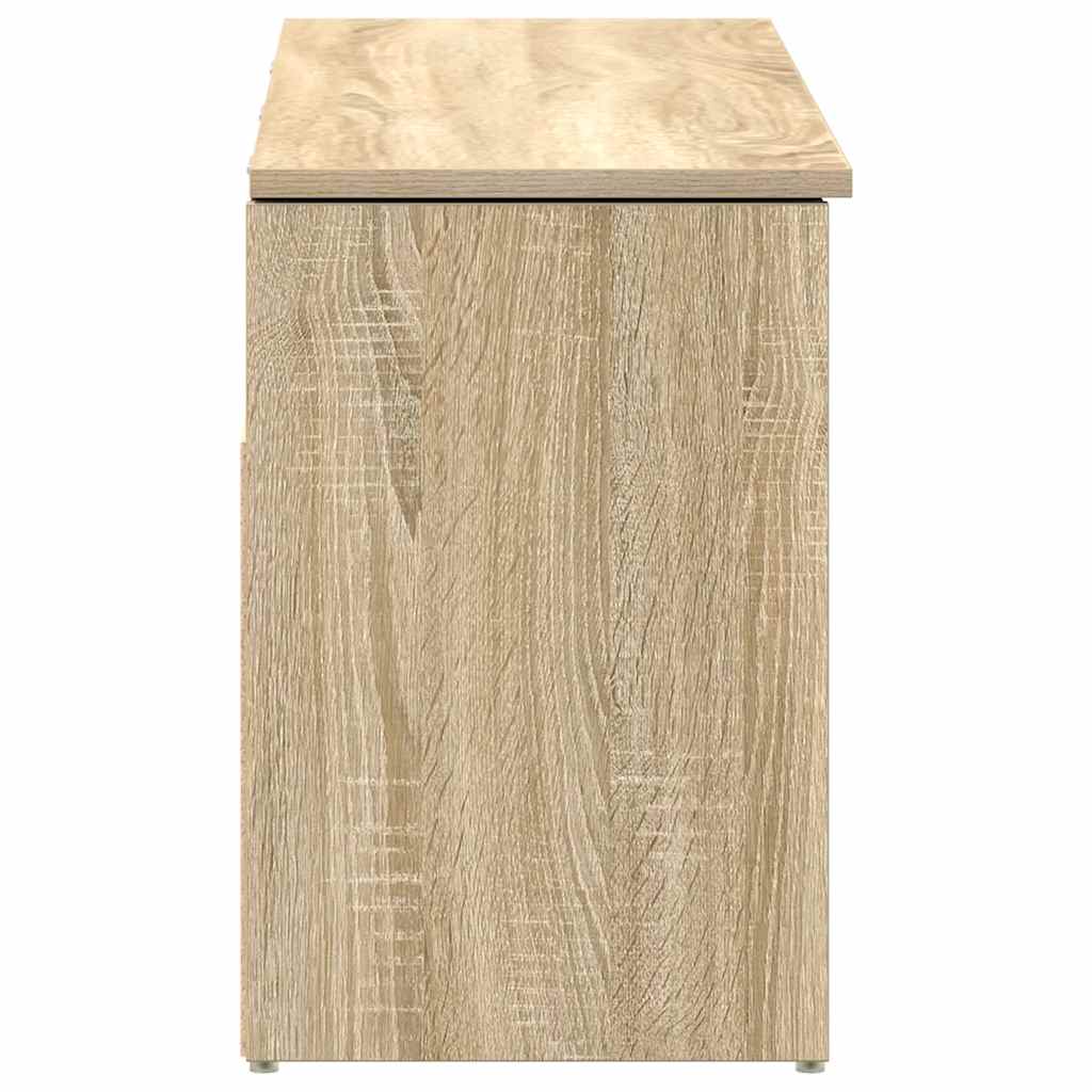 Shoe Bench Sonoma Oak 102x30,5x45 cm Engineered Wood