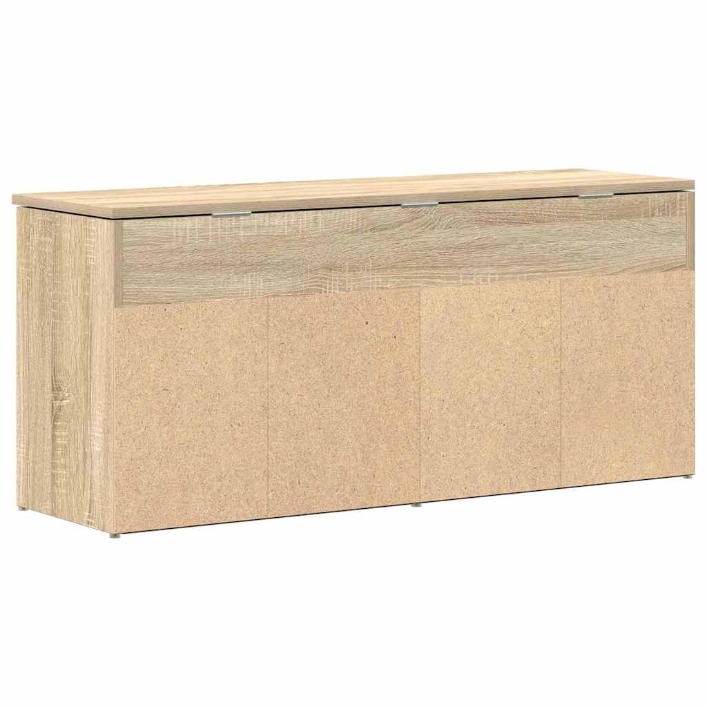 Shoe Bench Sonoma Oak 102x30,5x45 cm Engineered Wood