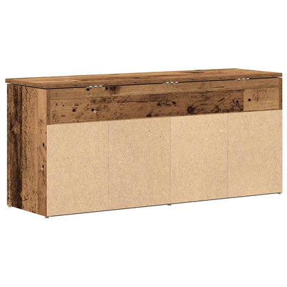 Shoe Bench Old Wood 102x30.5x45 cm Engineered Wood