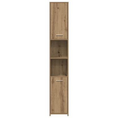 Bathroom Cabinet Artisan Oak 30x30x183,5 cm Engineered Wood