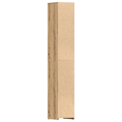 Bathroom Cabinet Artisan Oak 30x30x183,5 cm Engineered Wood