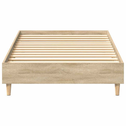 Bed Frame No Mattress Sonoma Oak 90x200 cm Engineered Wood