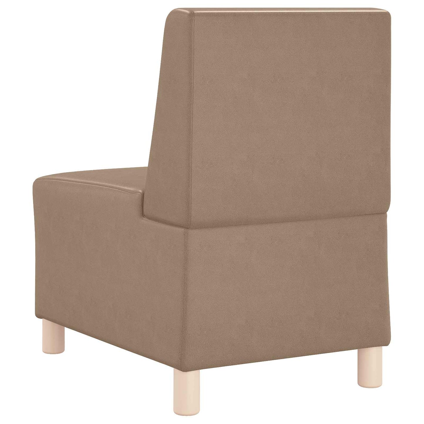 Modular Sofa Unit Armless Cappuccino 55 x 74 x 82 cm