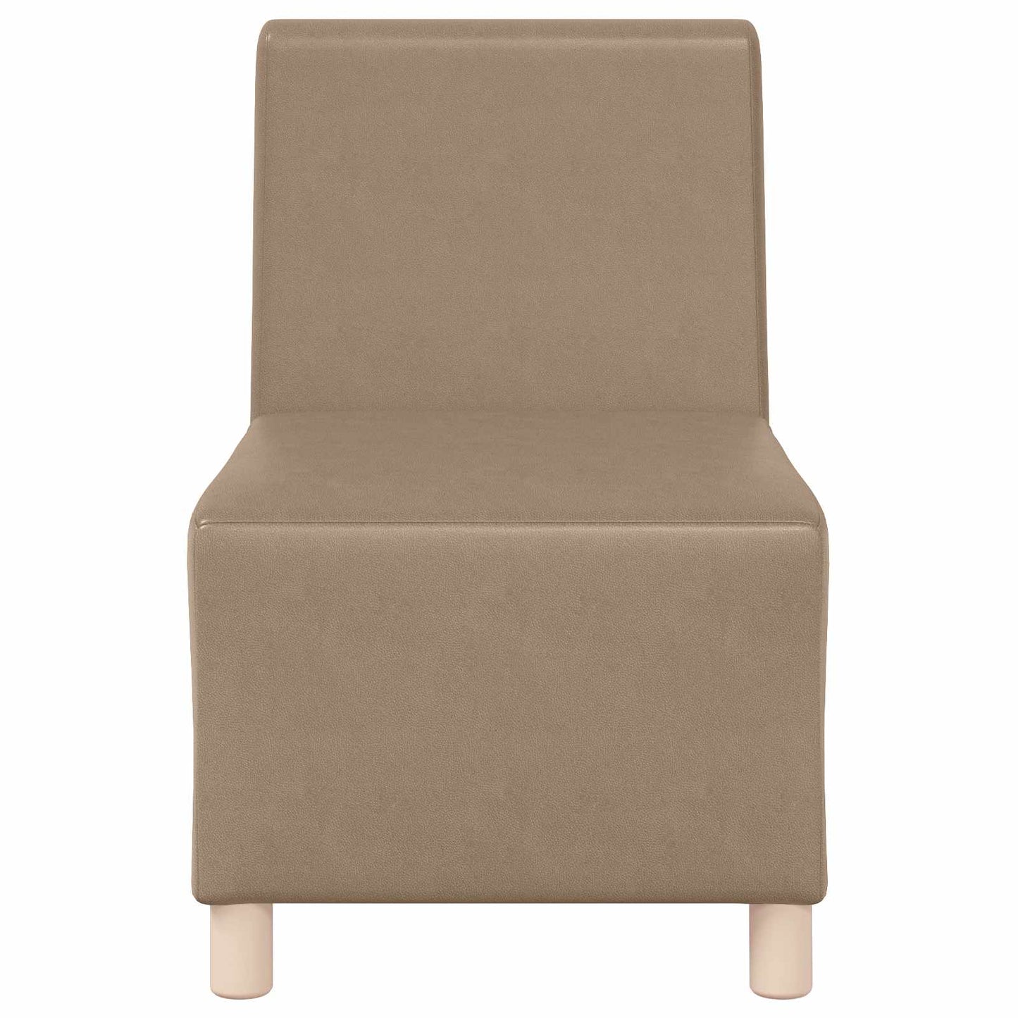 Modular Sofa Unit Armless Cappuccino 55 x 74 x 82 cm