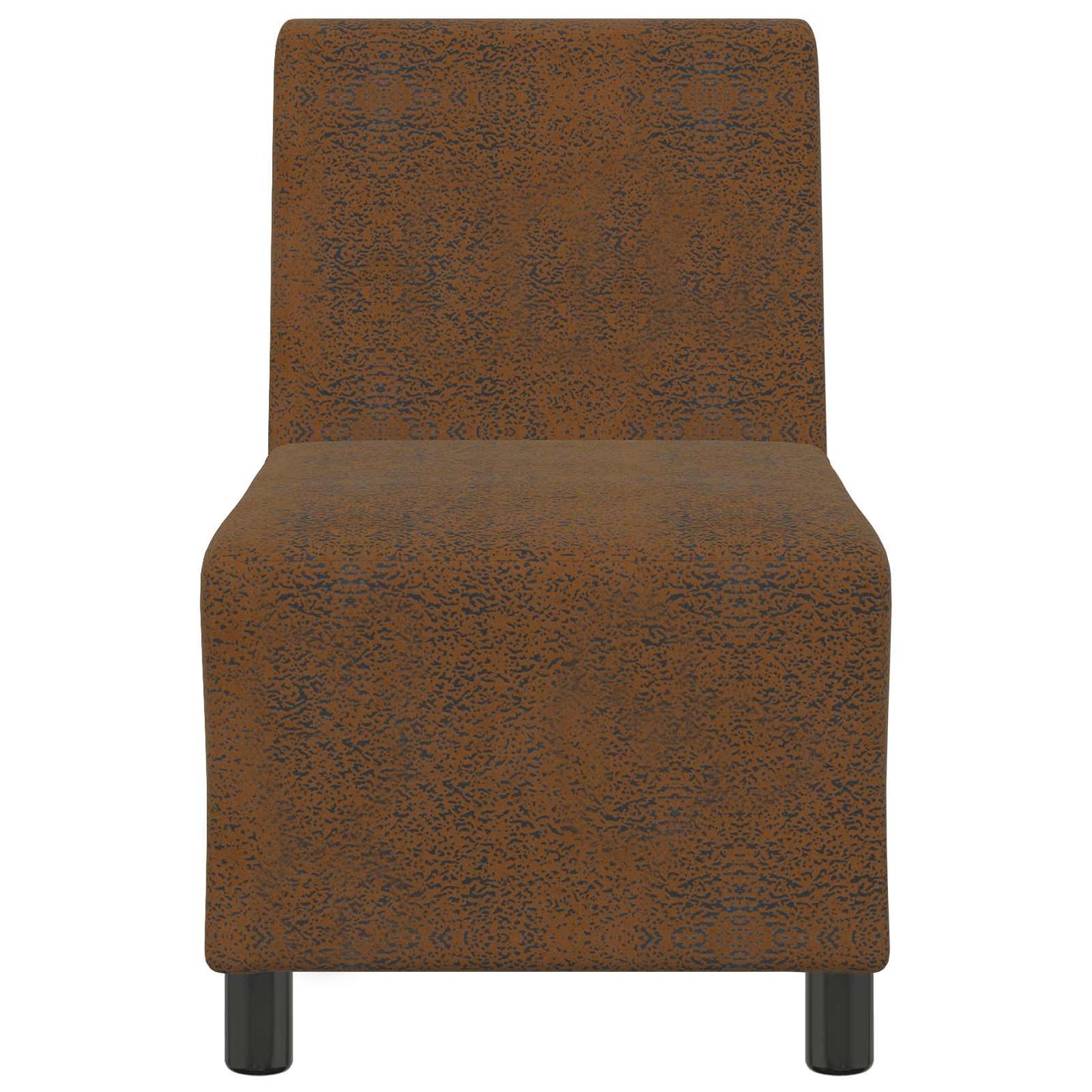 Modular Sofa Unit Armless Brown 55 x 74 x 82 cm