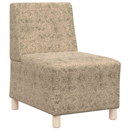 Modular Sofa Unit Armless Light Grey 55 x 74 x 82 cm