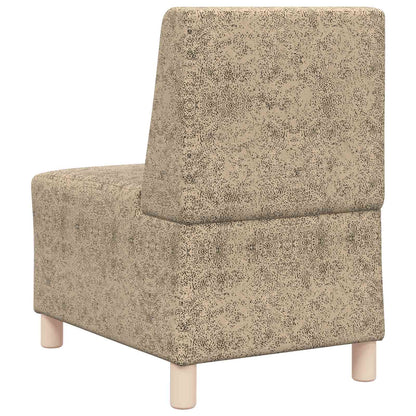 Modular Sofa Unit Armless Light Grey 55 x 74 x 82 cm