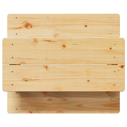 Children's Table with Benches "IRUN" 90x79,5x50 cm Solid Wood