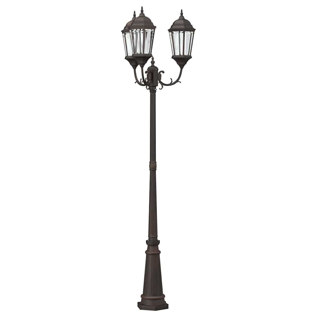 Garden Light Bronze 61 x 53 x 235 cm Aluminium and Glass