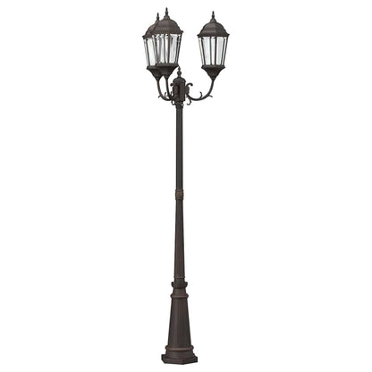 Garden Light Bronze 61 x 53 x 235 cm Aluminium and Glass