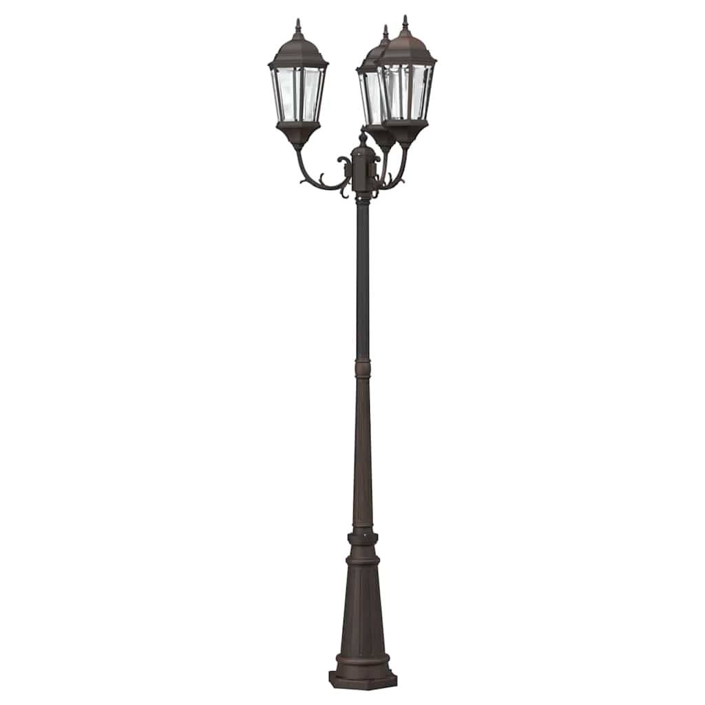 Garden Light Bronze 61 x 53 x 235 cm Aluminium and Glass