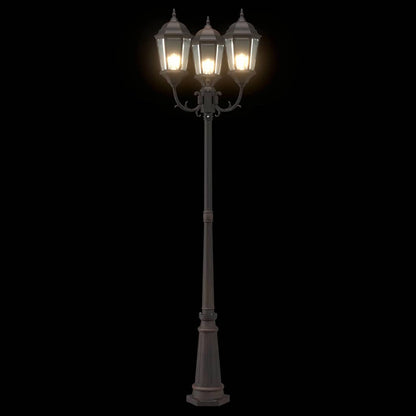 Garden Light Bronze 61 x 53 x 235 cm Aluminium and Glass