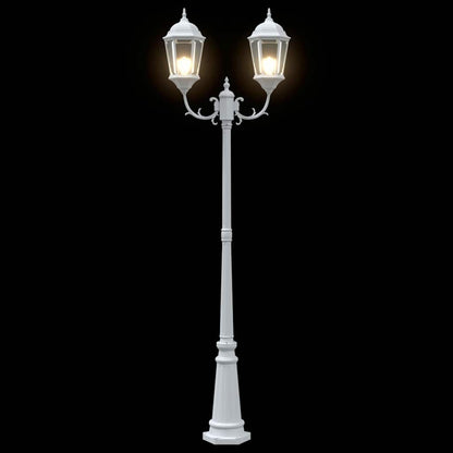 Garden Light White 68 x 20 x 235 cm Aluminium and Glass