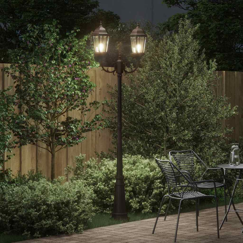 Garden Light Bronze 68 x 20 x 235 cm Aluminium and Glass