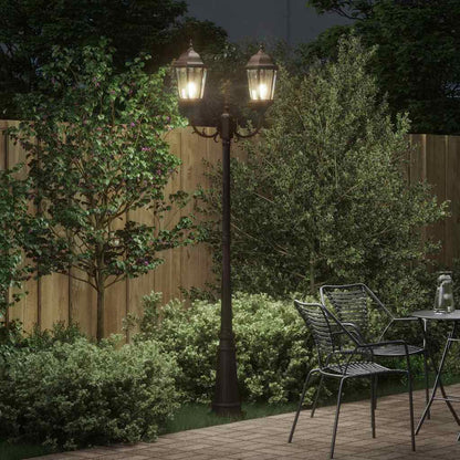 Garden Light Bronze 68 x 20 x 235 cm Aluminium and Glass