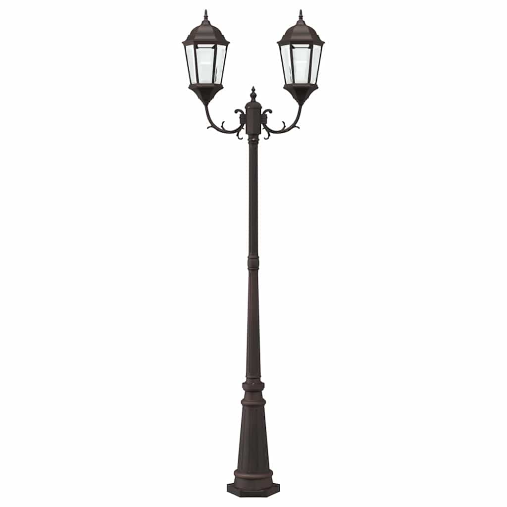 Garden Light Bronze 68 x 20 x 235 cm Aluminium and Glass