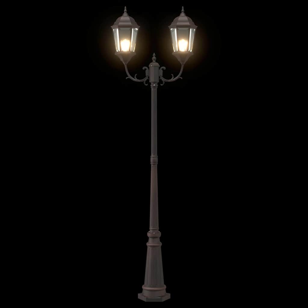 Garden Light Bronze 68 x 20 x 235 cm Aluminium and Glass