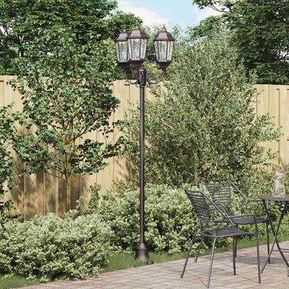 Garden Light Bronze 57 x 49 x 241 cm Aluminium and Glass