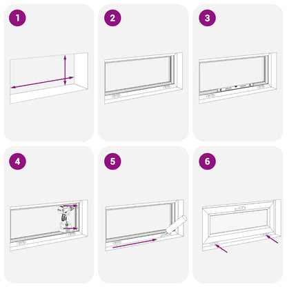Basement Window "RISOR" 100x50 cm Tilt&Turn DIN Left White