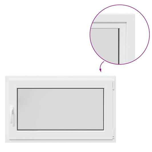 Basement Window "RISOR" 100x60 cm Tilt&Turn DIN Right White