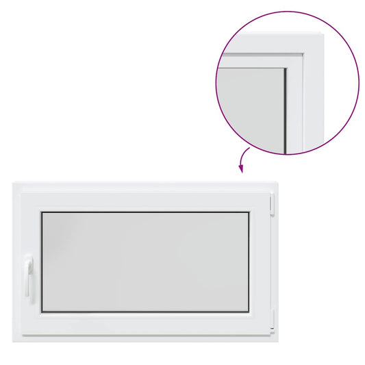 Basement Window "RISOR" 100x70 cm Tilt&Turn DIN Right White