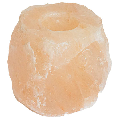 Salt Stone Tealight Holders Pink Rock Salt