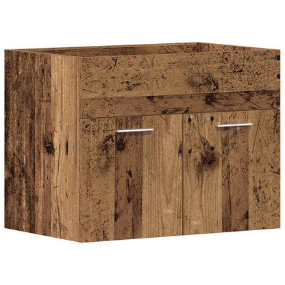 Bathroom Sink Cabinet Old Wood 60x38.5x46 cm Engineered Wood
