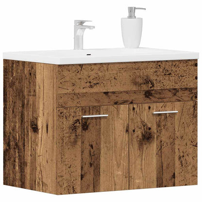 Bathroom Sink Cabinet Old Wood 60x38.5x46 cm Engineered Wood