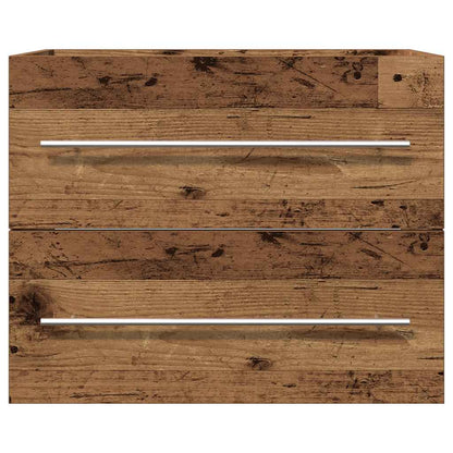 Bathroom Sink Cabinet Old Wood 60x38,5x48 cm Engineered Wood