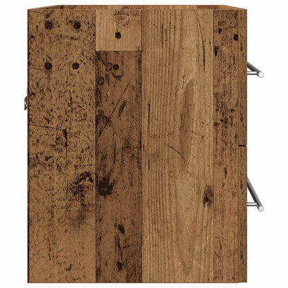 Bathroom Sink Cabinet Old Wood 60x38,5x48 cm Engineered Wood