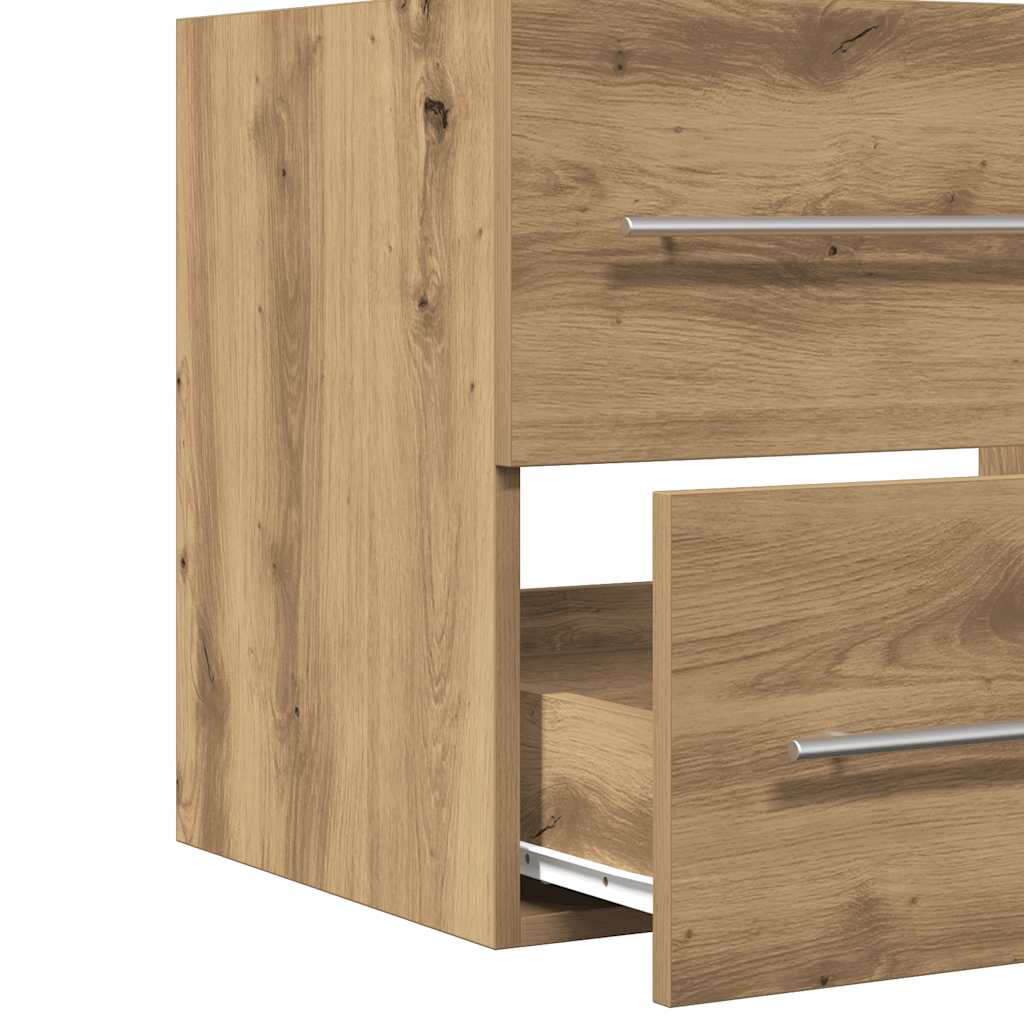 Bathroom Sink Cabinet Artisan Oak 60x38,5x48 cm Engineered Wood