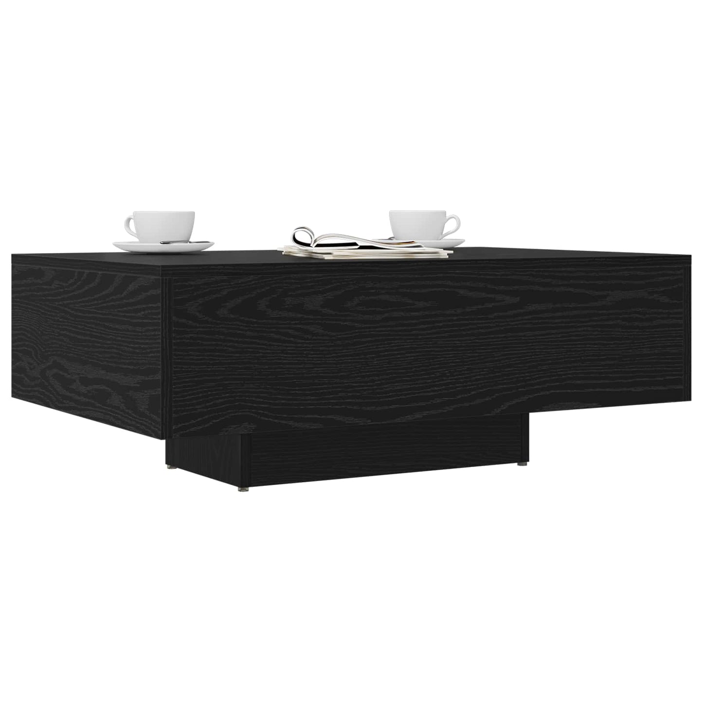 Coffee Table Black Oak 85 x 55 x 31 cm