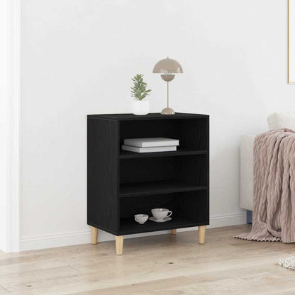 Sideboard Black Oak 57 x 35 x 70 cm Engineered Wood