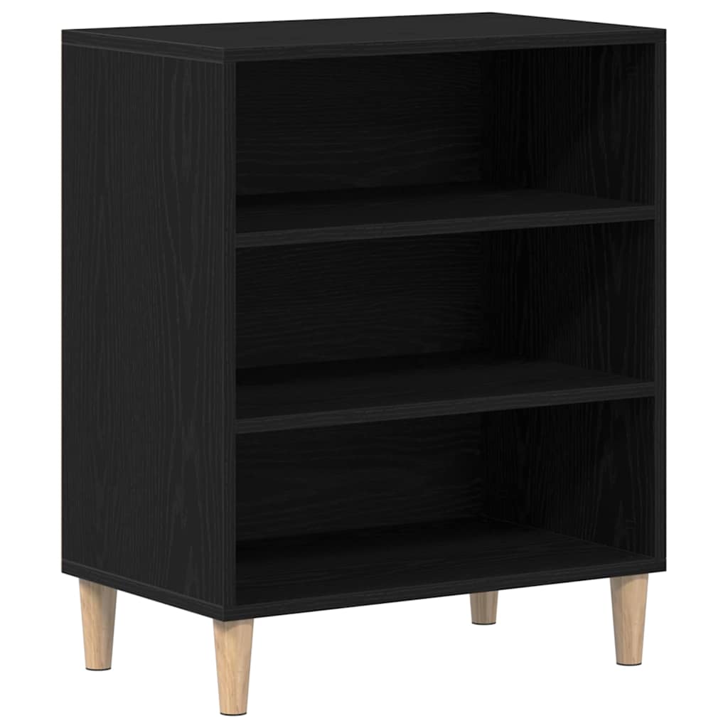 Sideboard Black Oak 57 x 35 x 70 cm Engineered Wood