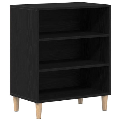 Sideboard Black Oak 57 x 35 x 70 cm Engineered Wood