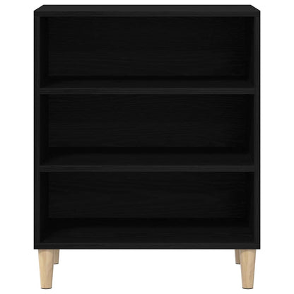 Sideboard Black Oak 57 x 35 x 70 cm Engineered Wood