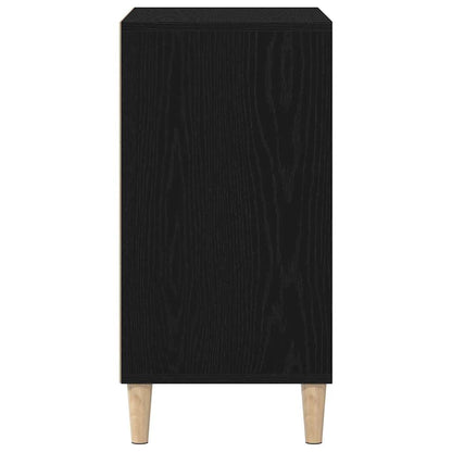Sideboard Black Oak 57 x 35 x 70 cm Engineered Wood