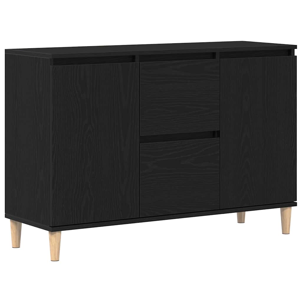 Sideboard Black 102 x 35 x 60 cm Engineered wood