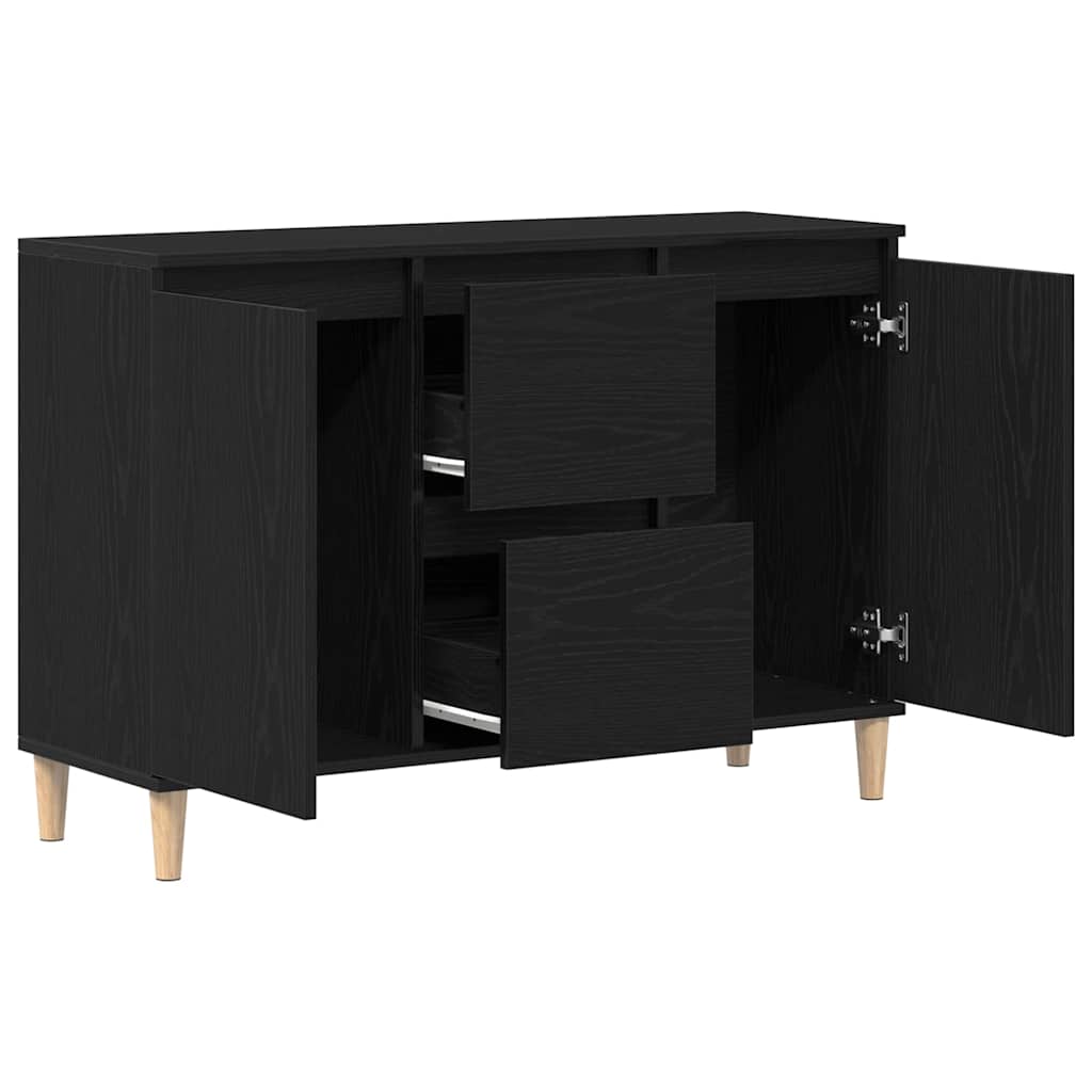 Sideboard Black 102 x 35 x 60 cm Engineered wood