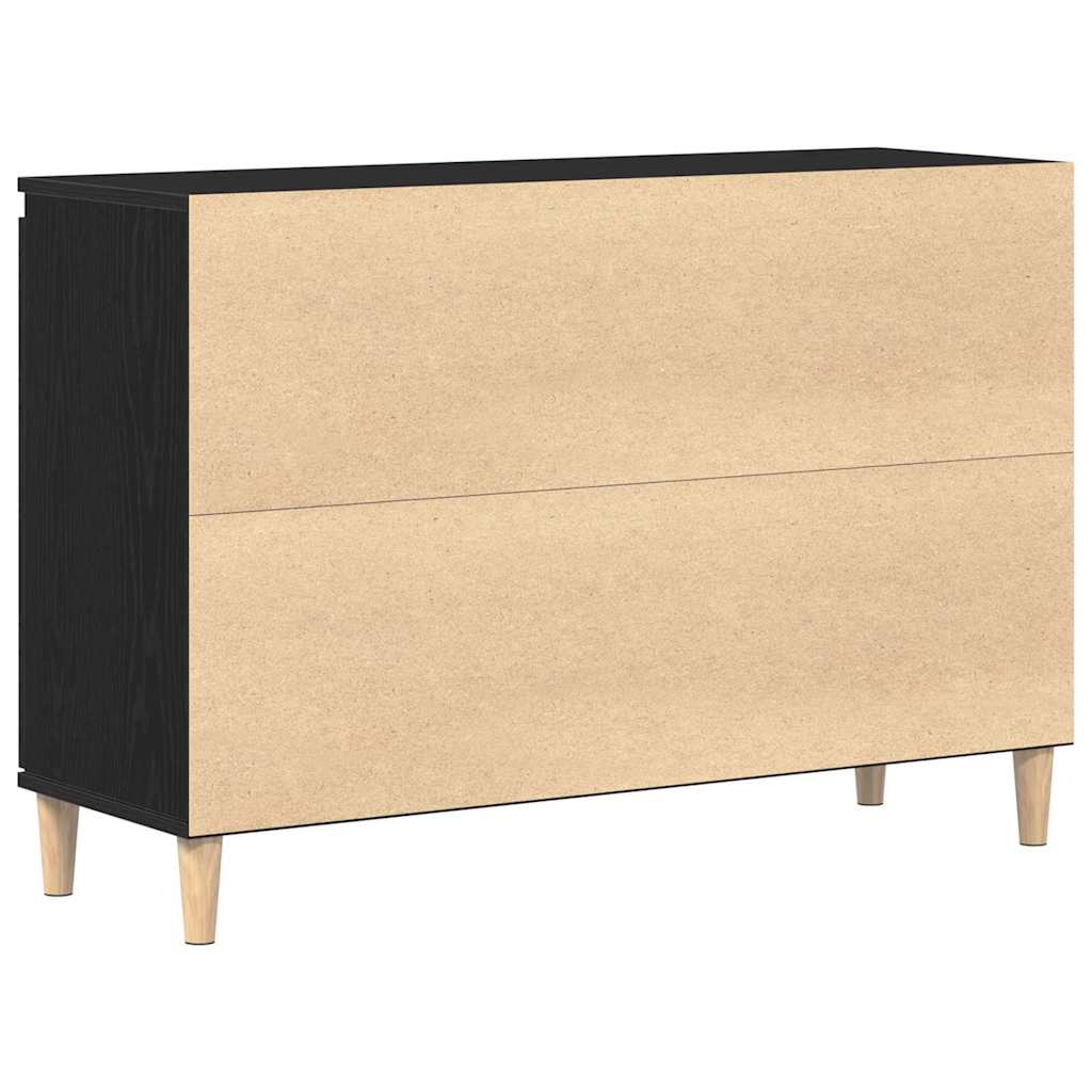 Sideboard Black 102 x 35 x 60 cm Engineered wood
