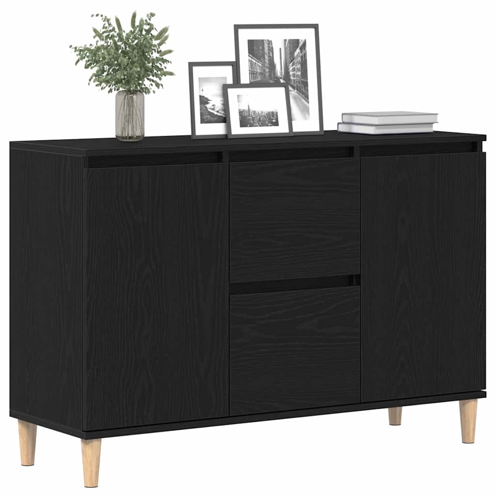 Sideboard Black 102 x 35 x 60 cm Engineered wood